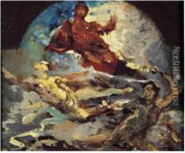 Monchy-saint-eloy 1922) Oil Painting - Bonnat Leon