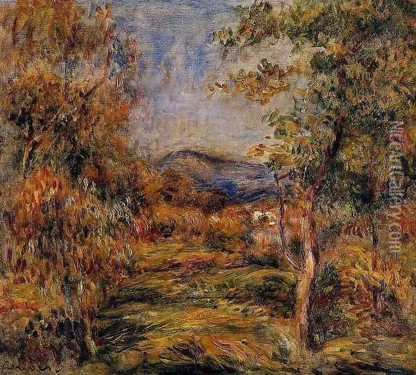 Cagnes Landscape9 Oil Painting - Pierre Auguste Renoir