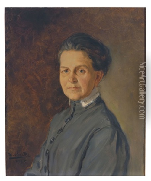 Marie Kinkelin Geb. Glockengieser Oil Painting - Hans Bertle