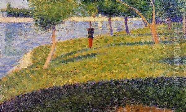 Cadet from Saint-Cyr Oil Painting - Georges Seurat