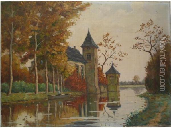 Le Castel Oil Painting - Constant Georges Gaste