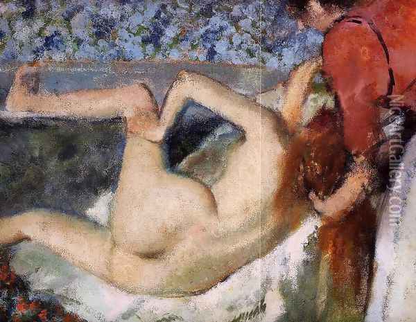The Bath II Oil Painting - Edgar Degas