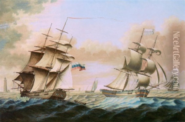 Seascape With The Brig 