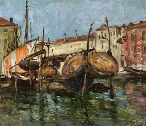 Venice Oil Painting - Henry Mosler