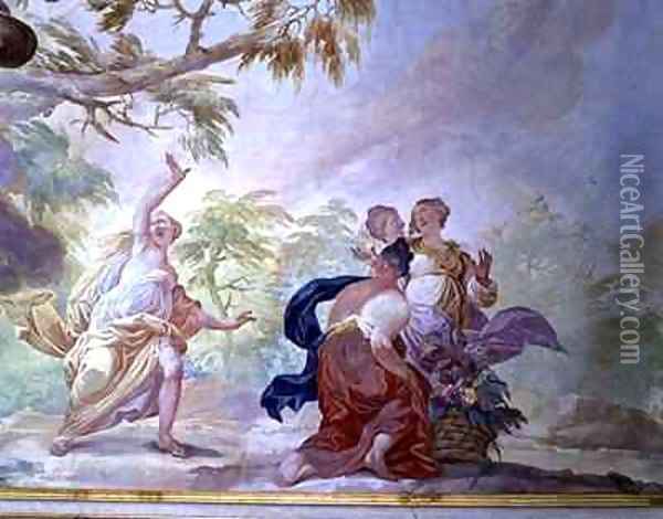 Mythological scene Oil Painting - Diacinto Fabbroni