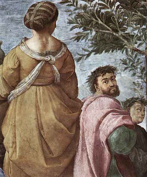 The Parnassus [detail: 6] Oil Painting - Raphael