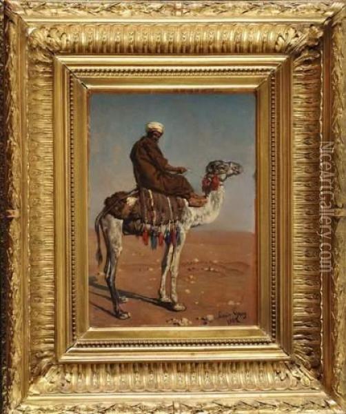 Chamelier Dans Le Desert Oil Painting - Jean-Baptiste-Louis Guy