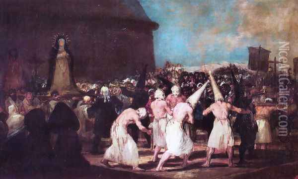 Procesión de disciplinantes Oil Painting - Francisco De Goya y Lucientes