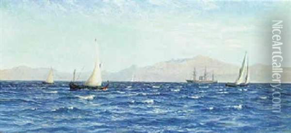 I Det Rode Hav Under Sinai Bjerg Oil Painting - Vilhelm Karl Ferdinand Arnesen