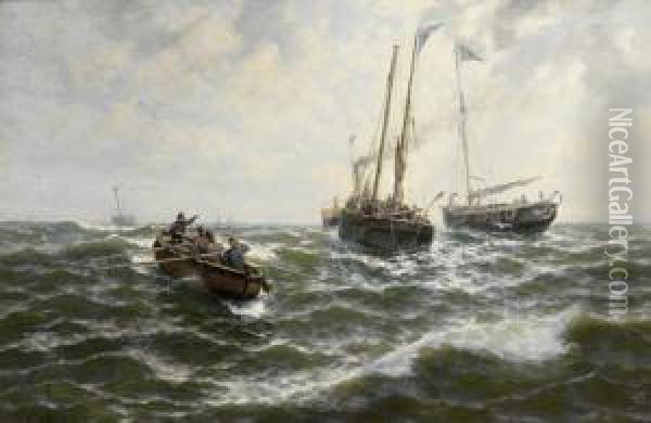 So Long, To The Outward Bound Oil Painting - Thomas Rose Miles