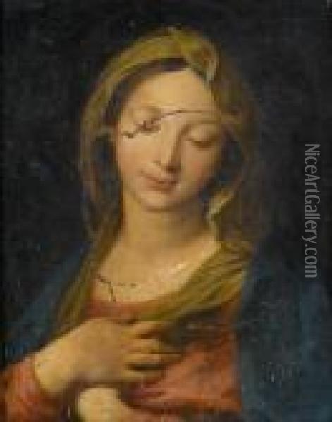 The Madonna Oil Painting - Francesco Trevisani