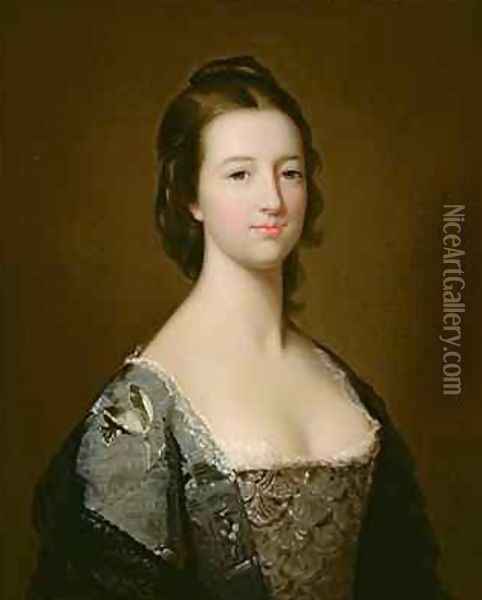 Elizabeth Gunning Duchess of Hamilton 1734-90 Oil Painting - Gavin Hamilton