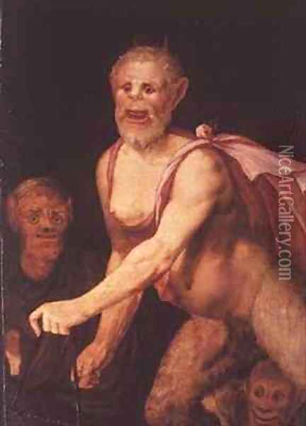 Devils Oil Painting - Frans, the elder Floris