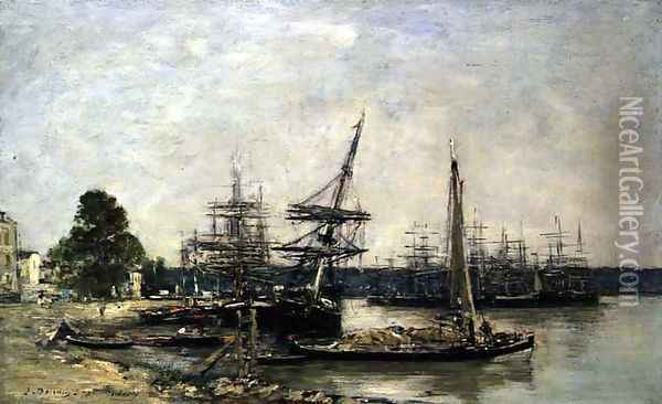 Bordeaux, 1876 Oil Painting - Eugene Boudin