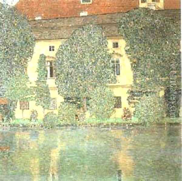 Schloss Kammer on the Attersee 1910 Oil Painting - Gustav Klimt