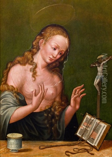 Maria Magdalena Oil Painting - Lucas Cranach the Elder