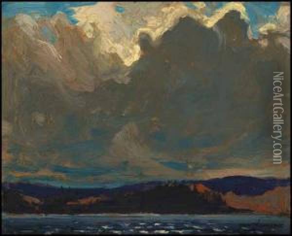 Approaching Storm, Dog Point Oil Painting - Tom Thomson