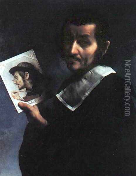 Self-Portrait 2 Oil Painting - Carlo Dolci