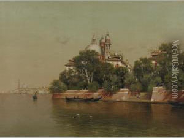 Venice Oil Painting - Warren W. Sheppard