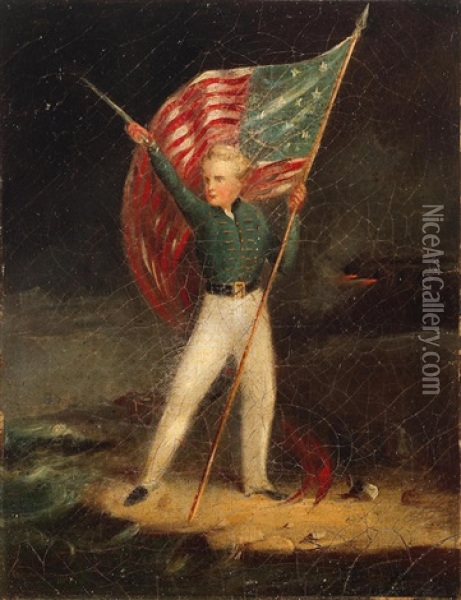 Young America Oil Painting - Robert Scott Duncanson