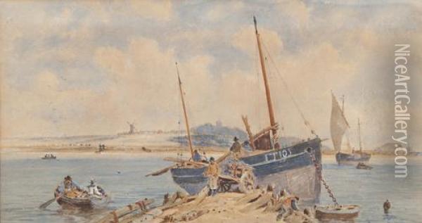 Southwold And Walberswick Oil Painting - F. Ford