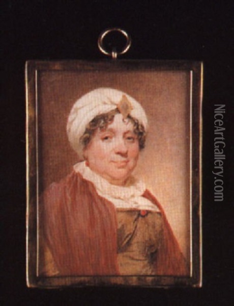 Mrs Ann Thomas Oil Painting - Frederick Cruickshank