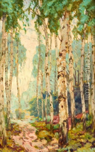 Brezovy Haj Oil Painting - Alois Kalvoda