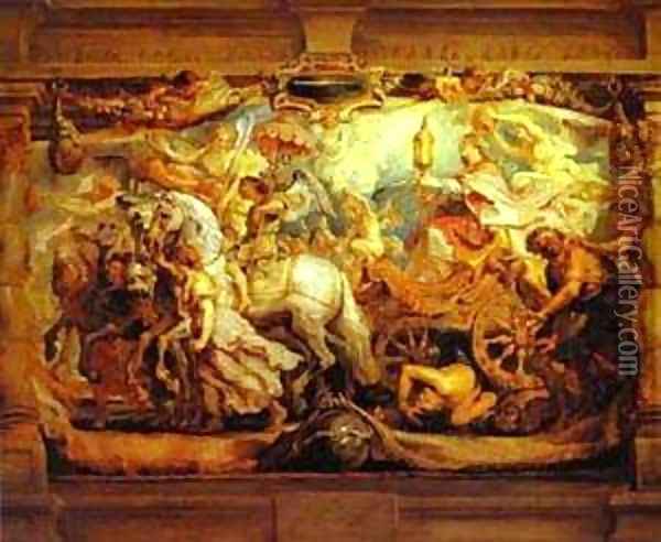 The Triumph Of The Church Oil Painting - Peter Paul Rubens