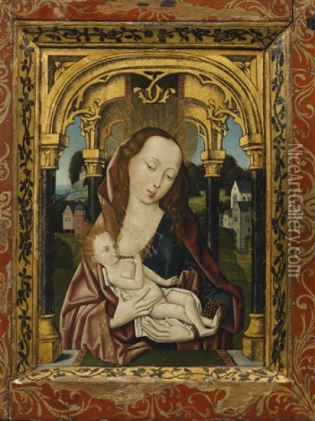 La Vierge A L'enfant Oil Painting - Dieric Bouts the Elder
