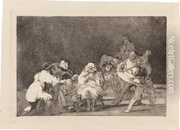 El Que No Teama, Burlando Te Difama - La Lealtad Oil Painting - Francisco De Goya y Lucientes
