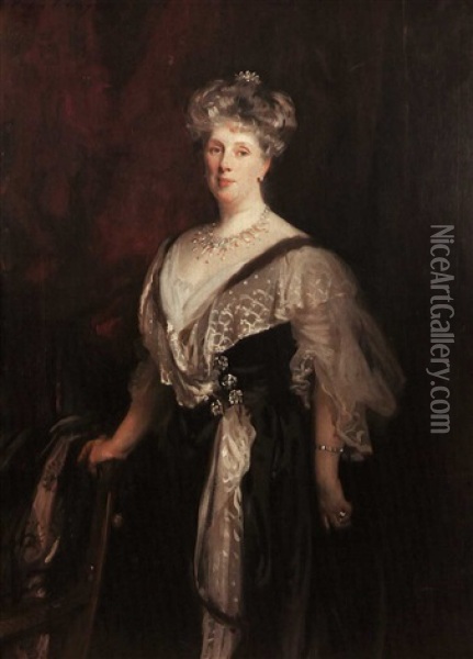 Portrait Of Lady Williamson Oil Painting - John Singer Sargent