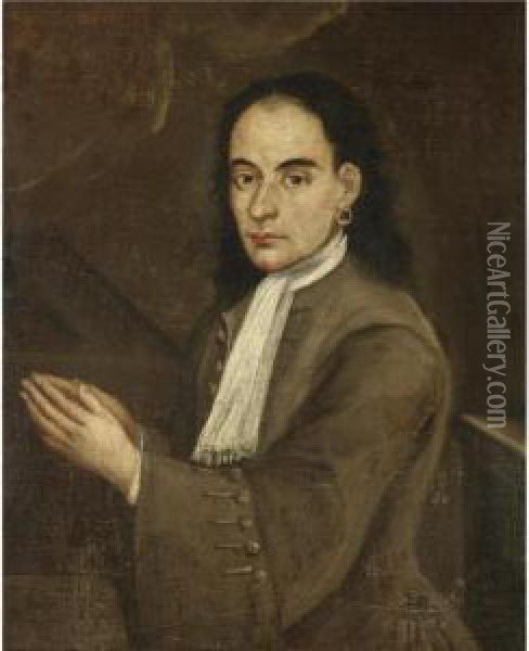 Ritratto Di Uomo In Preghiera Oil Painting - Giacomo Ceruti (Il Pitocchetto)