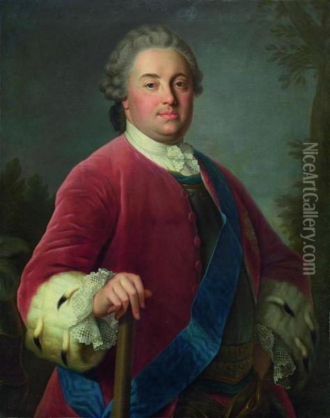 Kurprinz Friedrich Christian Von Sachsen Oil Painting - Pietro Antonio Rotari