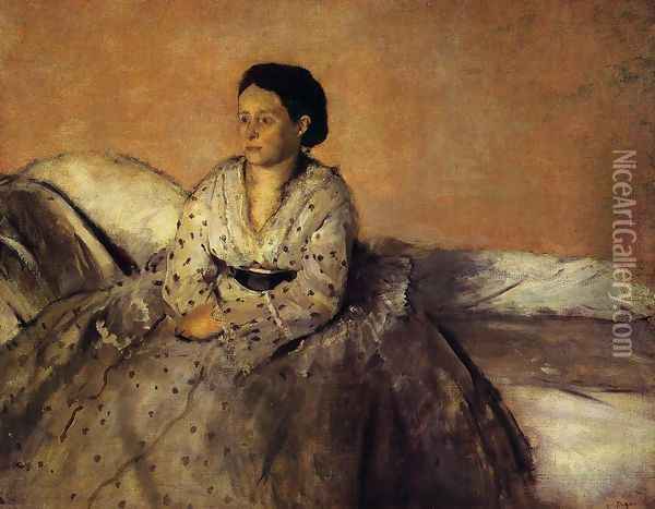 Madame René de Gas 1872-73 Oil Painting - Edgar Degas