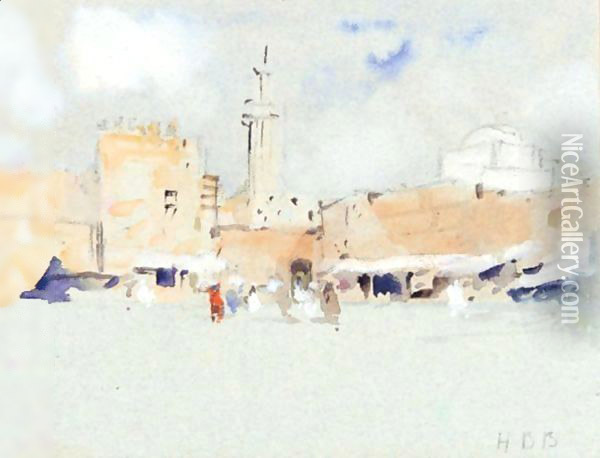 Algeria Oil Painting - Hercules Brabazon Brabazon