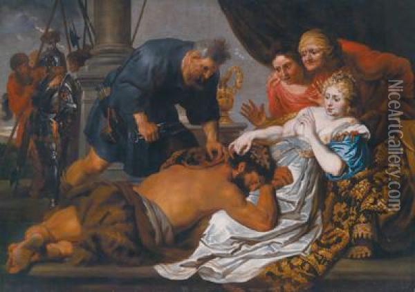 Sansone E Dalila Oil Painting - Sir Anthony Van Dyck