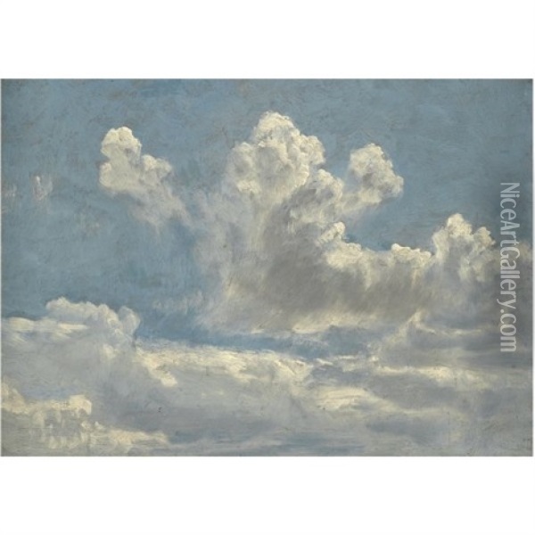 Cloud (study) Oil Painting - John Constable