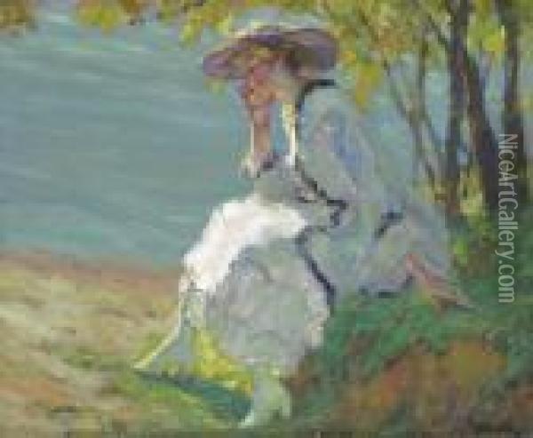 Summer Dreaming Oil Painting - Edward Alfred Cucuel