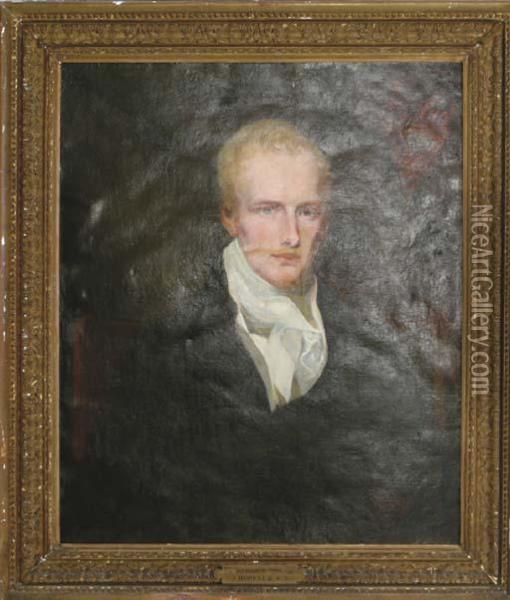 Portrait Of Bartholomew Oil Painting - John Hoppner