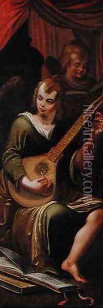 Lute player, 1609 3 Oil Painting - Roelof van Zyll