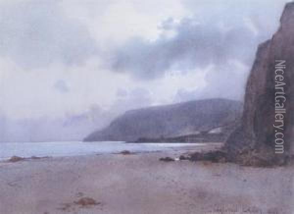 Coastal Scene Oil Painting - Carleton Grant