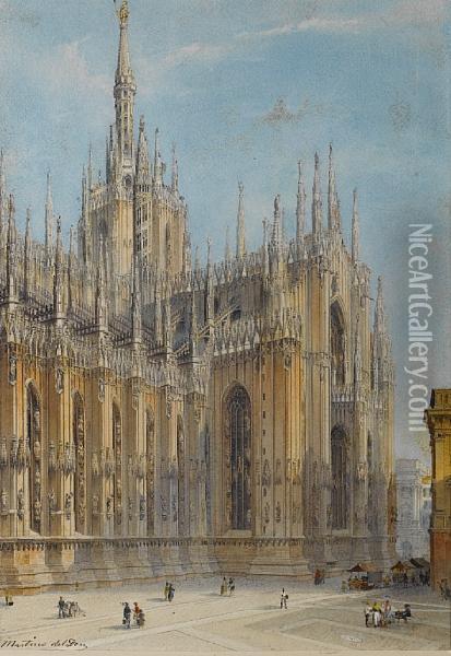Duomo Di Milano Oil Painting - Martino Del Don