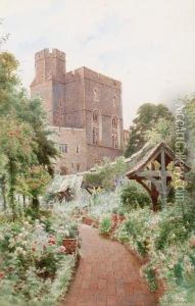 Henry Iii Tower, From Norman Towergarden Oil Painting - Cyril Ward