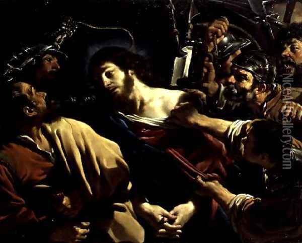 The Betrayal of Christ 1621 Oil Painting - Guercino