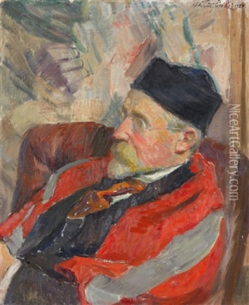 Georg Pauli I Lansstolen Oil Painting - Hanna (Hirsch) Pauli