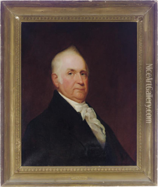 Portrait Of Captain Joseph Peabody Oil Painting - James Frothingham