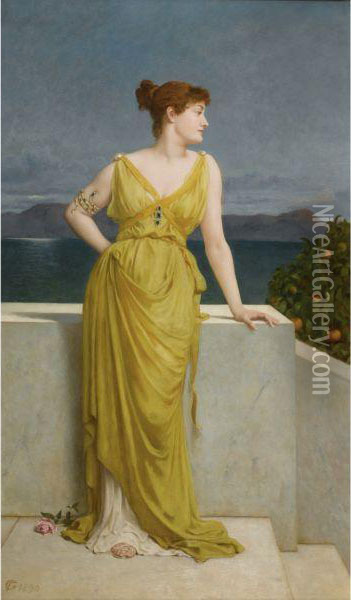 Mrs. Charles Kettlewell Oil Painting - Frederick Goodall