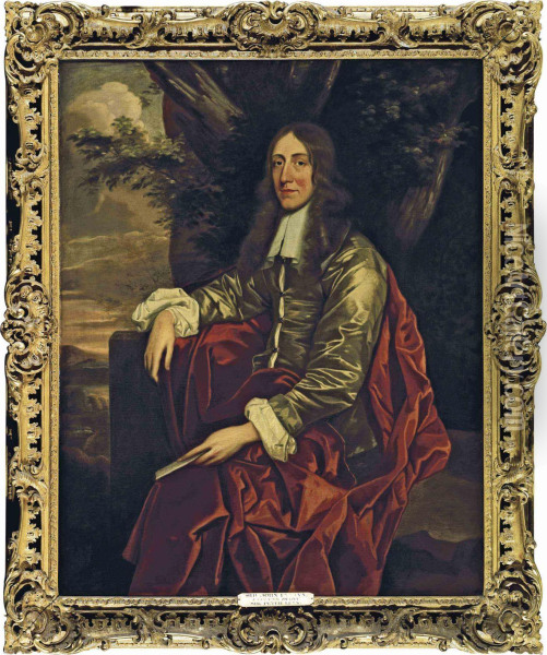 Portrait Of A Gentleman Oil Painting - John Hayls