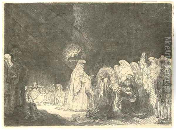 The Presentation in the Temple Oil Painting - Rembrandt Van Rijn