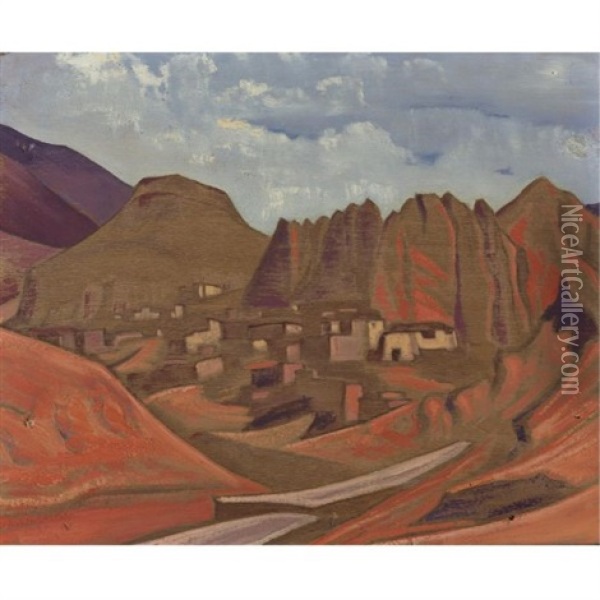 Sandoling Oil Painting - Nikolai Konstantinovich Roerich